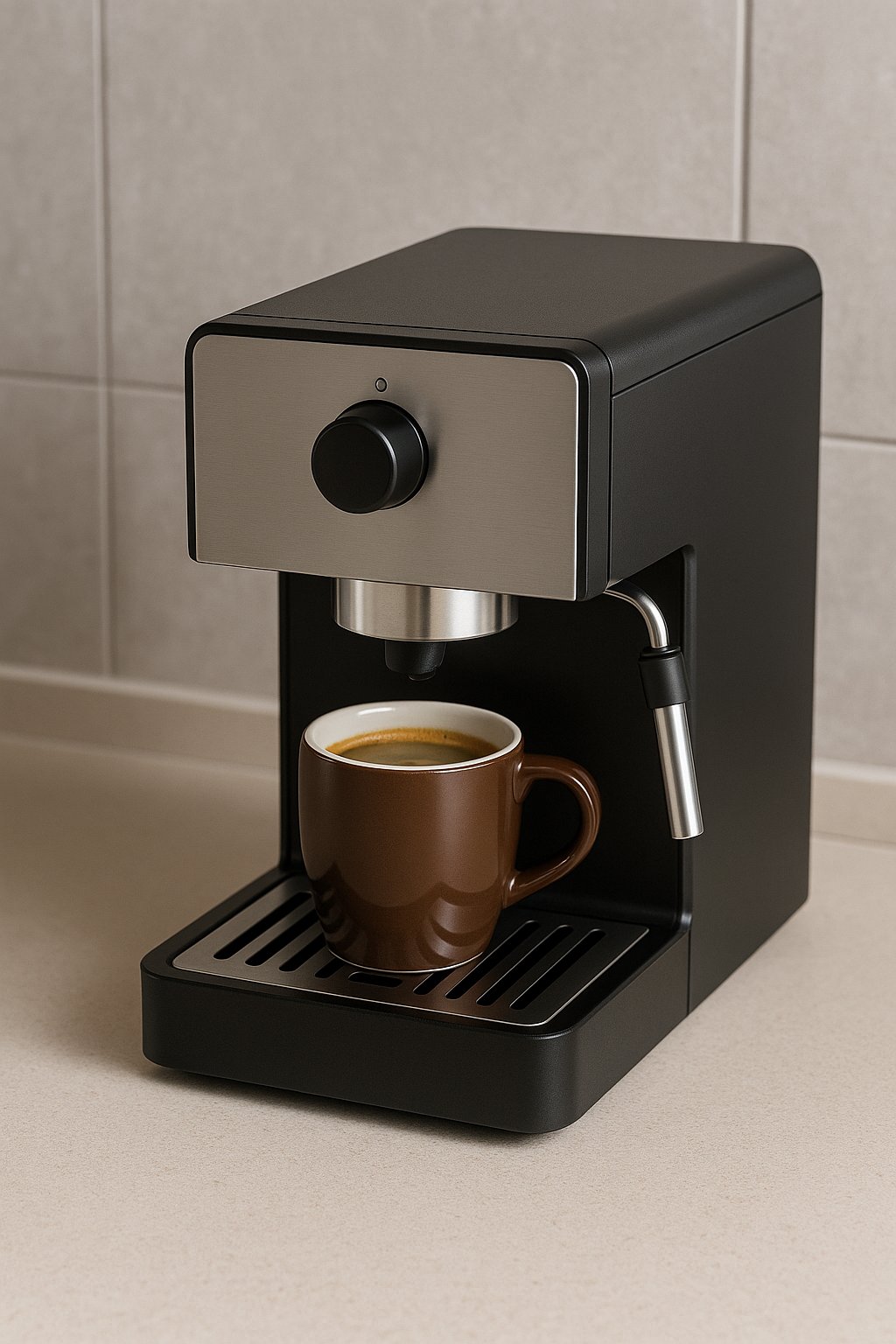 Compact 15-Bar Espresso Machine